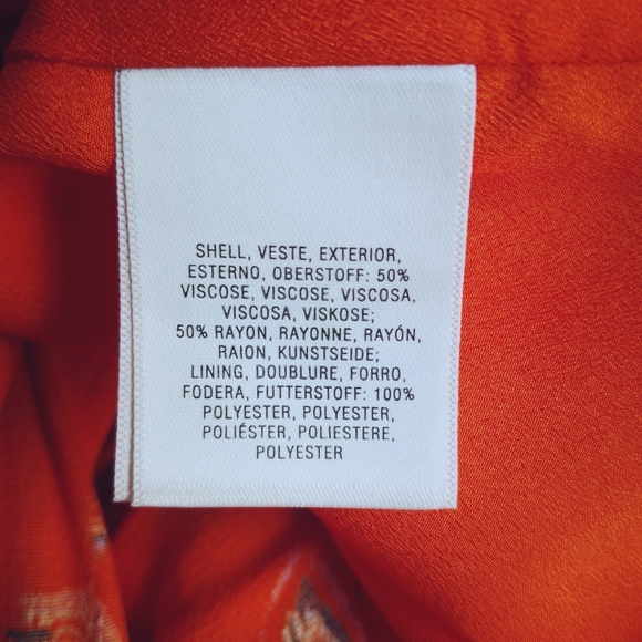 ANTHROPOLOGIE Floreat Livia Orange Halter Dress - Picture 11 of 11